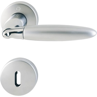 HOPPE® - Drückergarnitur Athinai M156/19KV/19KVS,BB,8,F49R/F98R,TS 37-42