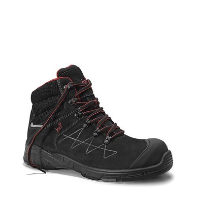 JORI® Professional - Sicherheitsschnürstiefel jo_MAX Mid 16731, S3, schwarz, Größe 40