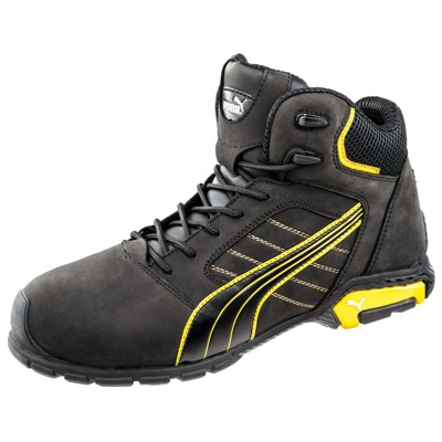 Puma Safety - Sicherheits-Knöchelstiefel Amsterdam Mid, S3 SRC, schwarz, Größe 47