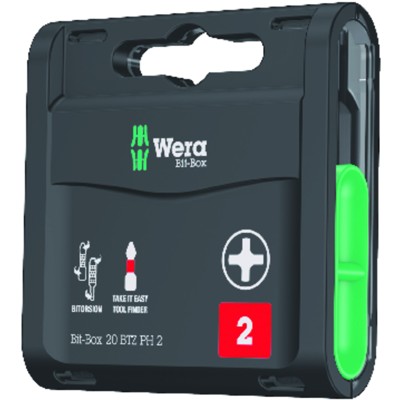 Wera® - Bit-Box 20 BTZ PH2x 25mm 20er Box