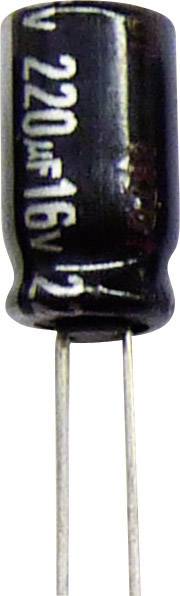 Panasonic ECA1JHG222 Elektrolyt-Kondensator radial bedrahtet 7.5 mm 2200 µF 63 V 20 % (Ø x H) 18 mm x 35.5 mm 1 St.