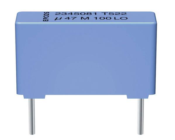TDK B32524-Q8474-K 1 St. MKT-Folienkondensator radial bedrahtet 0.47 µF 630 V/DC 10 % 27.5 mm (L x B x H) 31.5 x 11 x 2