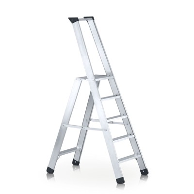 ZARGES - Stehleiter 3 Stufen, Aluminium, einseitig begehbar, H 1.440mm, B 450mm