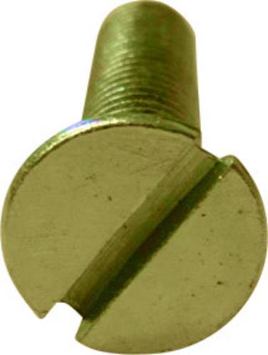 TOOLCRAFT M2*6 D963-4.8:A2K 194819 Senkschrauben M2 6 mm Schlitz DIN 963 Stahl verzinkt 100 St.