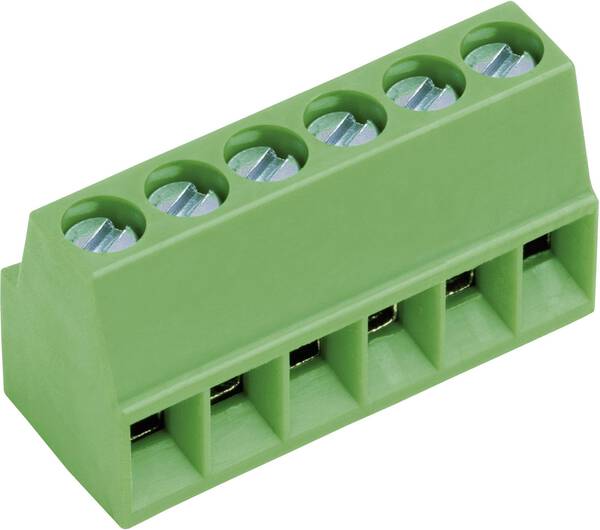 PTR Hartmann 50692030021E Schraubklemmblock 0.75 mm² Polzahl 3 Grün 1 St.