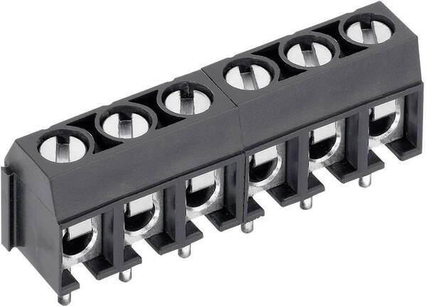 PTR Hartmann 50500020121G Schraubklemmblock 1.50 mm² Polzahl 2 Grau 1 St.