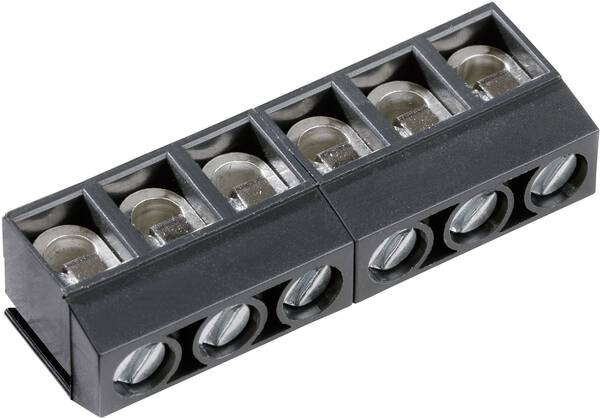 PTR Hartmann 50500020171G Schraubklemmblock 1.50 mm² Polzahl 2 Grau 1 St.