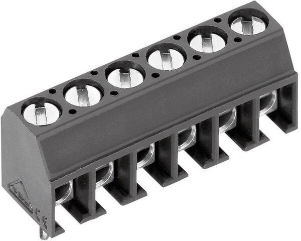 PTR Hartmann 50550020121G Schraubklemmblock 1.00 mm² Polzahl 2 Grau 1 St.