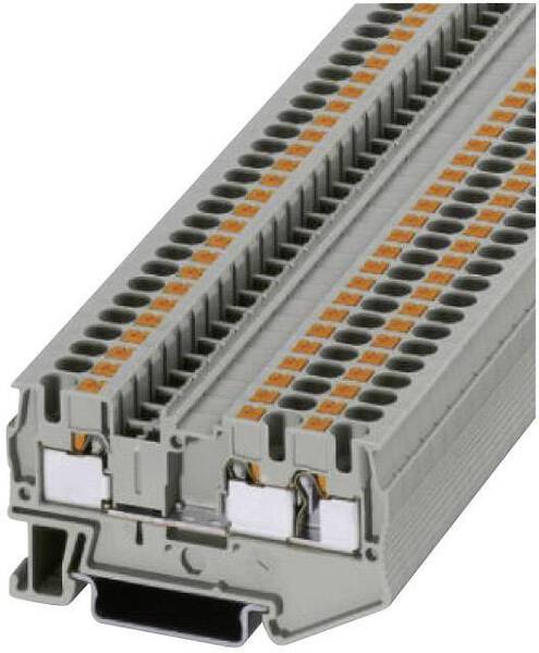 Phoenix Contact 3211771 Durchgangsklemme 6.2 mm Schnellanschluss Grau 1 St.