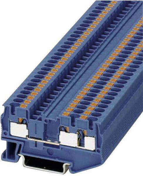 Phoenix Contact 3211775 Durchgangsklemme 6.2 mm Schnellanschluss Blau 1 St.