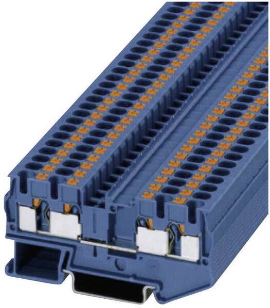 Phoenix Contact 3211802 Durchgangsklemme 6.2 mm Schnellanschluss Blau 1 St.