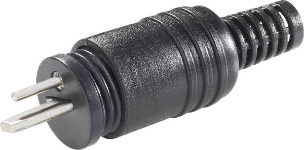 BKL Electronic 0205003/K Lautsprecher-Steckverbinder Stecker, gerade Polzahl: 2 Schwarz 1 St.