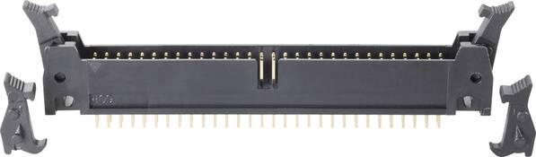 BKL Electronic 10120584 Stiftleiste mit Auswurfhebel kurz/lang Rastermaß: 2.54 mm Polzahl Gesamt: 14 Anzahl Reihen: 2 1