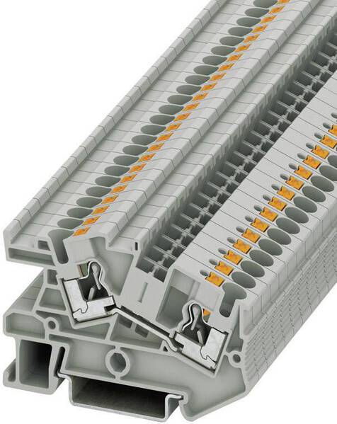Phoenix Contact 3213970 Installationsklemme 6.2 mm Schnellanschluss Grau 1 St.