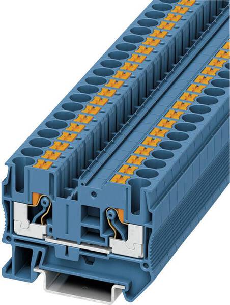 Phoenix Contact 3211819 Durchgangsklemme 8.2 mm Schnellanschluss Blau 1 St.