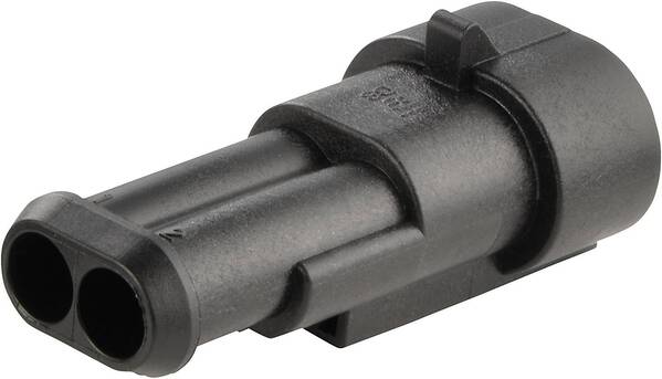 TE Connectivity Stiftgehäuse-Kabel AMP-Superseal 1.5mm Series Polzahl Gesamt 2 Rastermaß: 6 mm 282104-1 1 St.
