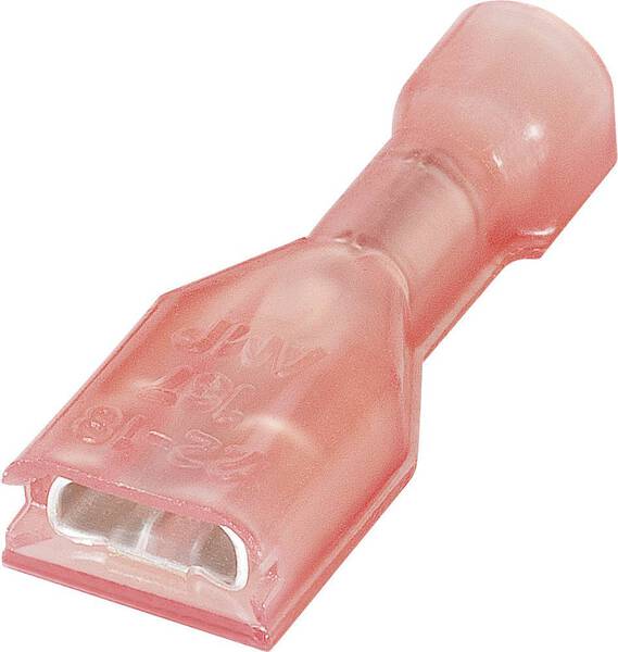 TE Connectivity 7-520366-2 Flachsteckhülse Steckbreite: 2.8 mm Steckdicke: 0.5 mm 180 ° Vollisoliert Lila 1 St.