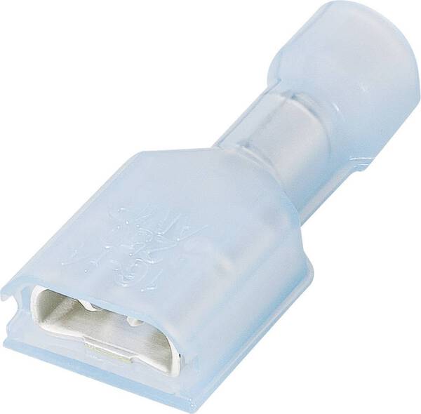 TE Connectivity 2-520411-2 Flachsteckhülse Steckbreite: 4.8 mm Steckdicke: 0.8 mm 180 ° Vollisoliert Rot 1 St.