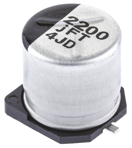 Panasonic EEEFT0J222AP Elektrolyt-Kondensator SMD 2200 µF 6.3 V 20 % (Ø) 10.00 mm 1 St. Tape cut