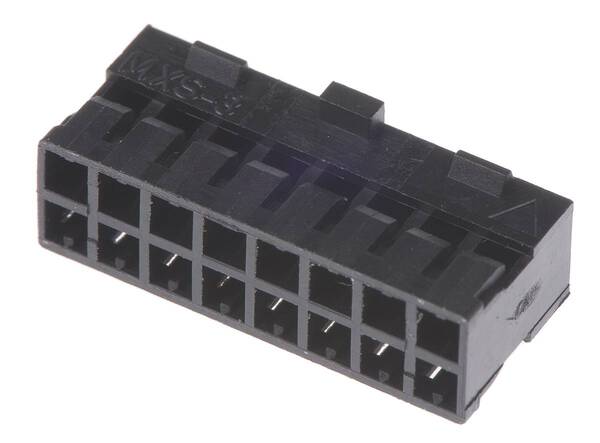 Molex Buchsengehäuse-Kabel Polzahl Gesamt 16 Rastermaß: 2 mm 511101651 1 St. Bag