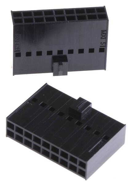 Molex Buchsengehäuse-Kabel Polzahl Gesamt 18 Rastermaß: 2.54 mm 901420018 1 St. Bag