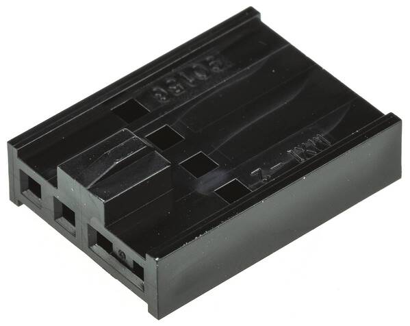 Molex Buchsengehäuse-Kabel Polzahl Gesamt 4 Rastermaß: 2.54 mm 901560144 1 St. Bag