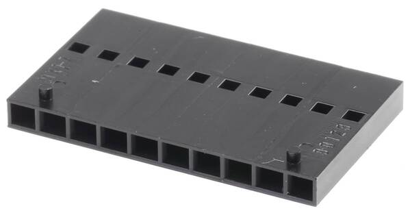 Molex Buchsengehäuse-Kabel Polzahl Gesamt 10 Rastermaß: 2.54 mm 901230110 1 St. Bag