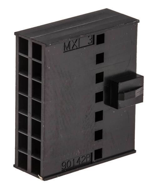 Molex Buchsengehäuse-Kabel Polzahl Gesamt 14 Rastermaß: 2.54 mm 901420014 1 St. Bag