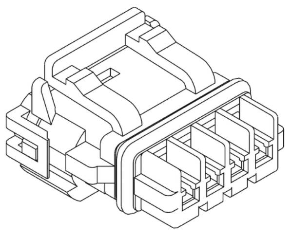 Molex Buchsengehäuse-Kabel Polzahl Gesamt 2 Rastermaß: 5 mm 521170241 1 St. Tray