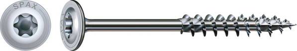 SPAX 251010802005 Holzschraube 8 mm 200 mm T-STAR plus Stahl WIROX 50 St.