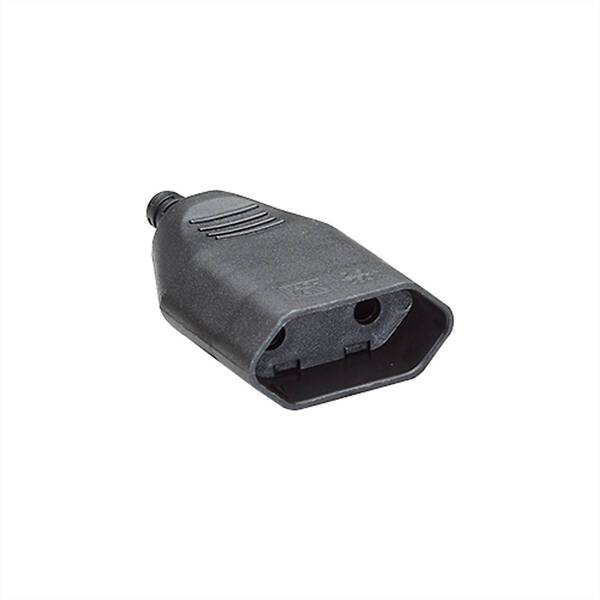 Bachmann 900.012 Eurokupplung Kunststoff 250 V Schwarz IP20