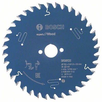 Bosch - HW Kreissägeblatt Expert for Wood ø150x20x2,6 36T (2608644012)