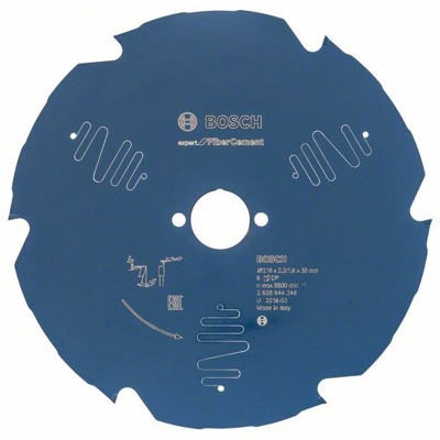 Bosch - Kreissägeblatt Expert for Fibre Cement ø216 x 30 x 2,2mm, 6 Zähne (2608644346)