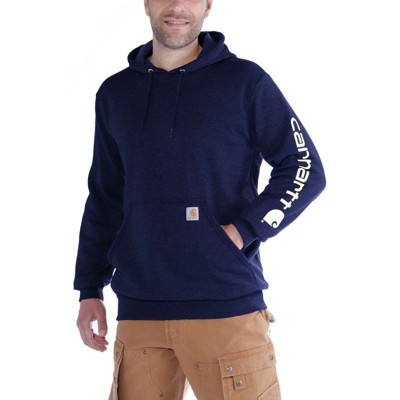 carhartt® - Herren Kapuzensweater SLEEVE LOGO HOODED SWEATSHIRT, new navy-blau, Größe M