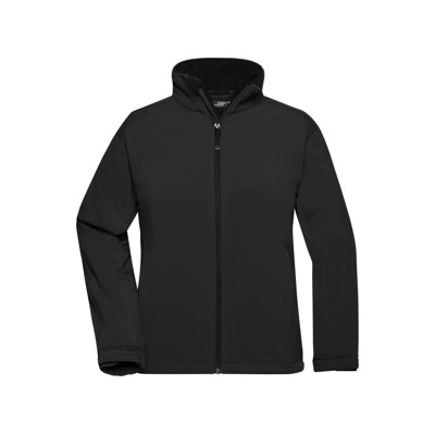 James & Nicholson - Damen Softshell Jacke JN137, schwarz, Größe S