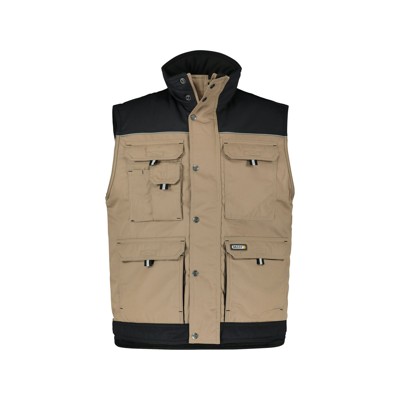 Dassy® - Hulst Zweifarbige Weste, khaki/schwarz, Größe XS