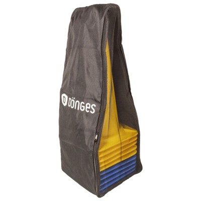 Dönges - XXL-Pylonen 10er-Set, blau/gelb mit Transporttasche