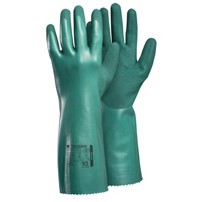 TEGERA® - Chemikalienhandschuhe TEGERA 7363, Kat. III, grün, Gr. 10