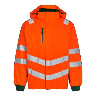Engel - Safety Pilotjacke 1246-930, Warnorange/Grün, Größe L