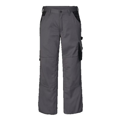 Engel - Enterprise Baumwolle Hose 2600-575, Grau/Schwarz, Größe 56