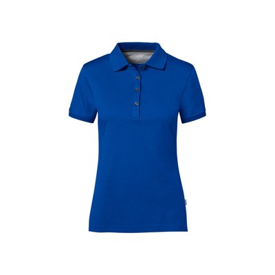 HAKRO - Cotton Tec® Damen Poloshirt 214, royalblau, Größe M