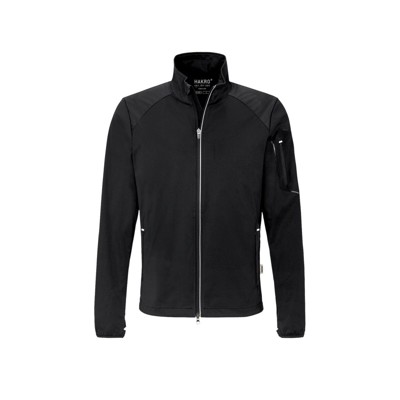 HAKRO - Light-Softshelljacke Brantford 856, schwarz, Größe 4XL