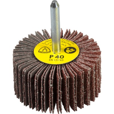 KLINGSPOR - Schleifmopstift KM 613, 20 x 20 x 6mm Korn 60 Plan, 1 Stück