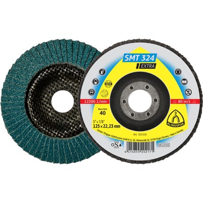 KLINGSPOR - Schleifmopteller SMT 324 125mm K 80 ger.