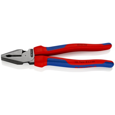 KNIPEX® - Kraft-Kombizange 02 02 225 SB poliert Mehrkomponenten 225mm