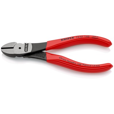 KNIPEX® - Kraft-Seitenschneider 74 01 140 poliert kunststoffüberzogen 140mm