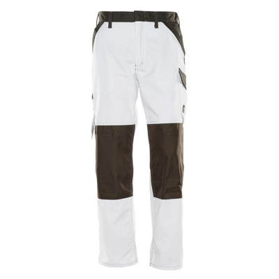 MASCOT® - Temora Hose mit Knietaschen LIGHT, Weiß/Dunkelanthrazit, Größe 76C54