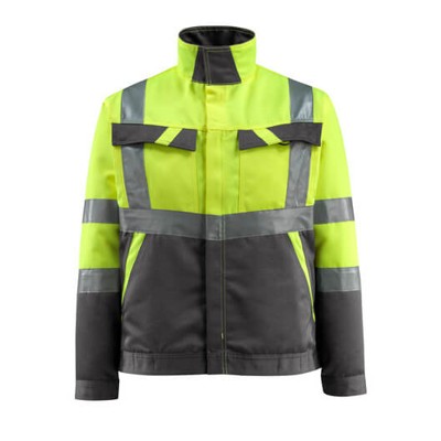 MASCOT® - Forster Jacke SAFE LIGHT, hi-vis Gelb/Dunkelanthrazit, Größe 2XL