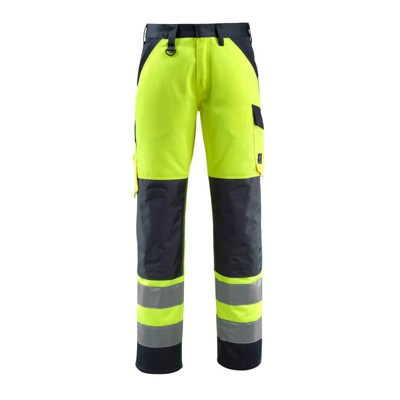 MASCOT® - Maitland Hose mit Knietaschen SAFE LIGHT, hi-vis Gelb/Schwarzblau, Größe 82C50