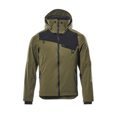 MASCOT® - Hard Shell Jacke ADVANCED Moosgrün/Schwarz 17001-411-3309, Größe XL
